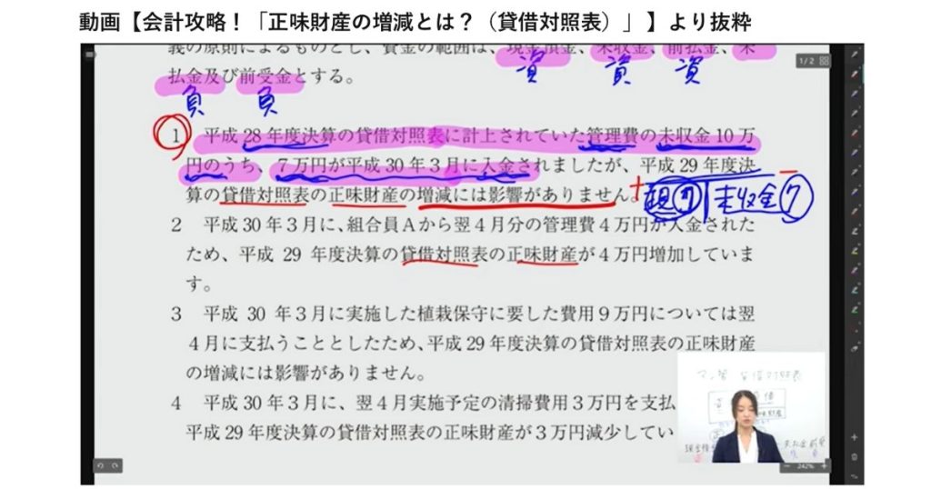 アガルートのマンション管理士講座の工藤先生の講義